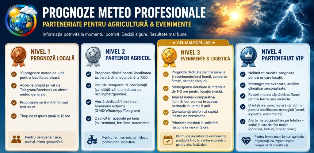 10 beneficii ale unei prognoze meteo detaliate pe localitate